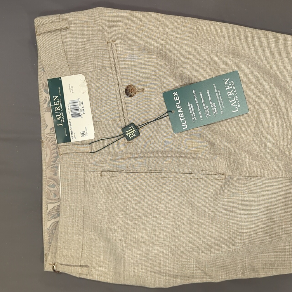Ralph Lauren ultra flex slacks 34/34